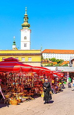 Dolac, market square, Zagreb, Croatia, Europe