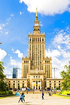 Palace of Culture and Science, City Centre, Warsaw, Poland, Europe