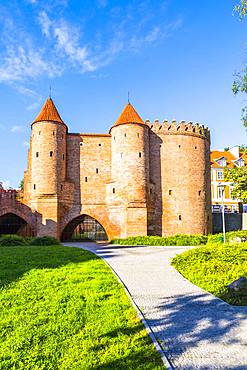 Warsaw Barbican, Old Town, UNESCO World Heritage Site, Warsaw, Poland, Europe