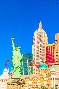 New York New York Hotel and Casino, Las Vegas, Nevada, United States of America, North America