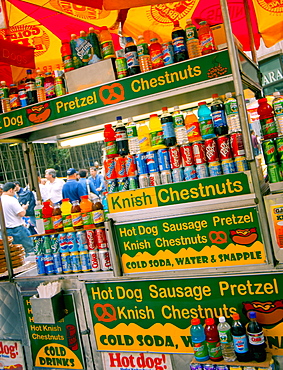 Soda stand, New York City, United States of America, North America