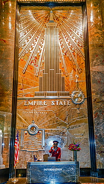 Empire State Building, New York City, New York, United States of America, North America