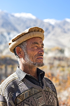 A man from the village of Merchulu in the Hushe Valley, Gilgit-Baltistan, northern Pakistan, Asia