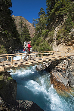 Hiking in Dolpa in Nepal, Asia