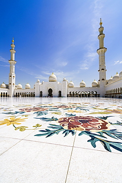 Sheikh Zayed Grand Mosque, Abu Dhabi, United Arab Emirates, Middle East