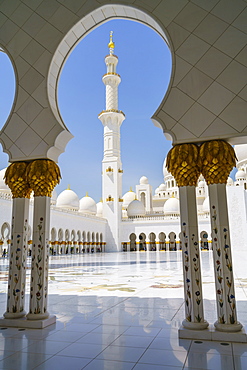 Sheikh Zayed Grand Mosque, Abu Dhabi, United Arab Emirates, Middle East