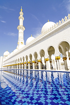 Sheikh Zayed Grand Mosque, Abu Dhabi, United Arab Emirates, Middle East