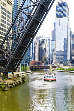 Chicago River, Chicago, Illinois, United States of America, North America