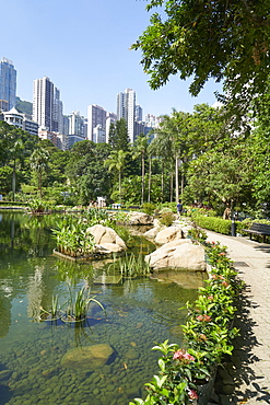 Hong Kong Park in Central, Hong Kong Island, Hong Kong, China, Asia