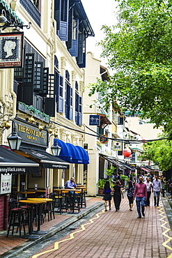 Bars and restaurants in Boat Quay, Singapore, Southeast Asia, Asia