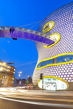 Selfridges Building at dusk, Birmingham, England, United Kingdom, Europe