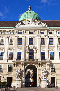 Facade of Michaelertor Gate, Hofburg Palace, UNESCO World Heritage Site, Vienna, Austria, Europe