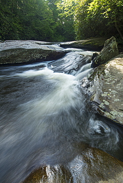 Waterfall, Blue Ridge Mountains, North Carolina, United States of America, North America