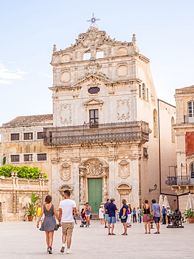 Church of Santa Lucia, Ortygia, UNESCO World Heritage Site, Syracuse (Siracusa), Sicily, Italy, Europe