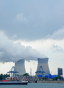 Nuclear Power Plant in Antwerp, Belgium, Europe