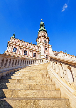 City Hall, Old Town, UNESCO World Heritage Site, Zamosc, Lublin Voivodeship, Poland, Europe