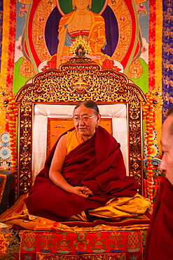 His Holiness Sakya Trizin Rinpoche, the Great Sakya Monlam prayer meeting at Buddha's birthplace, Lumbini, Nepal, Asia