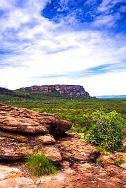 Views from the Nadab lookout, at the sacred Aboriginal site of Ubirr, Kakadu National Park, UNESCO World Heritage Site, Northern Territory, Australia, Pacific