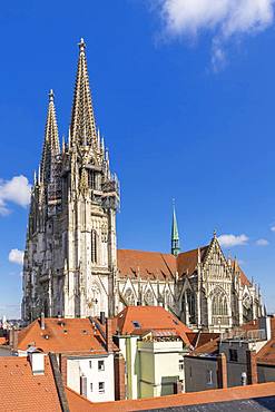 Cathedral of St. Peter, UNESCO World Heritage Site, Regensburg, Bavaria, Germany, Europe