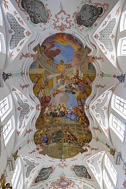 Interior of the Parish Church of St. Rupert, Regensburg, UNESCO World Heritage Site, Bavaria, Germany, Europe