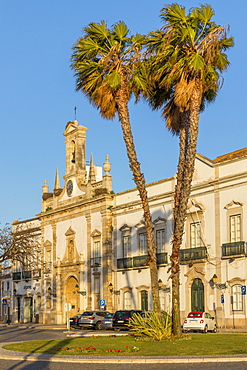 Arco de Vila at sunset, Faro, Algarve, Europe, Portugal, Europe