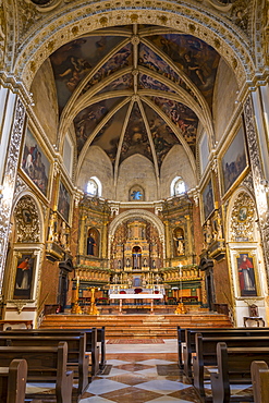 Interior of the San Agustin Church, Cordoba, Andalusia, Spain, Europe