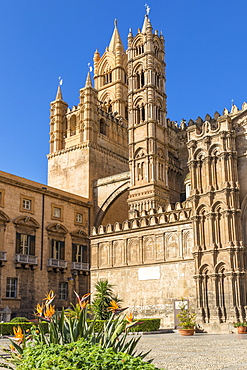 Palermo Cathedral, UNESCO World Heritage Site, Palermo, Sicily, Italy, Europe