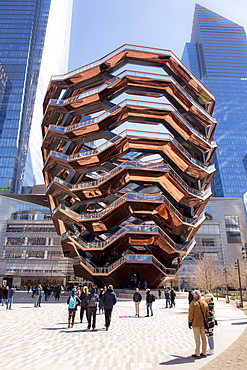 The Vessel (Hudson Yards Staircase), Hudson Yards Public Square, New York City, New York, United States of America, North America