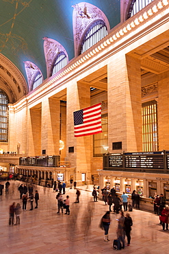 Main concourse at Grand Central Station, New York City, New York, United States of America, North America