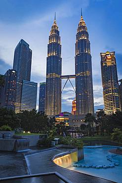 Petronas Twin Towers, Kuala Lumpur, Malaysia, Southeast Asia, Asia