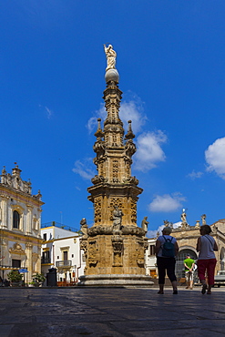 Piazza Salandra, Nardo, Puglia, Italy, Europe