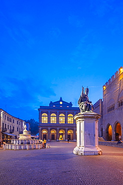 Piazza Cavour, Rimini, Emilia Romagna, Italy, Europe