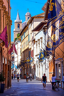 Corso Cavour, Foligno, Perugia, Umbria, Italy, Europe