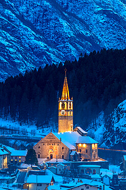 Monumental Parish Church of San Gaudenzio, Baceno, Val d'Ossola, Verbano Cusio Ossola, Piemonte, Italy, Europe