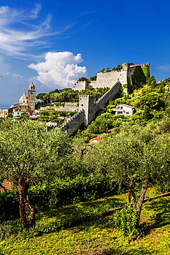 The Doria castle, Portovenere, Liguria, Italy, Europe