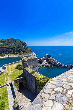 The Doria castle, Portovenere, Liguria, Italy, Europe