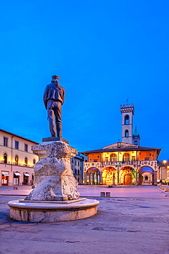 Palazzo d'Arnolfo, Piazza Cavour, San Giovanni Valdarno, Tuscany, Italy, Europe