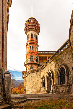 Castle of Roreto, Val di Cervo, Biella, Piedmont, Italy, Europe