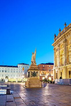 Piazza Castello, Turin, Piedmont, Italy, Europe