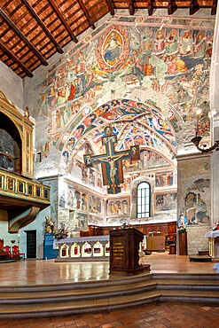 Ottaviano Nelli, Stories of Saint Augustine and Last Judgment, Church of Ant'Agostino, Gubbio, Province of Perugia, Umbria, Italy, Europe