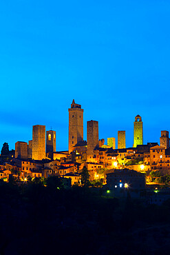 San Gimignano, UNESCO World Heritage Site, Siena, Tuscany, Italy, Europe