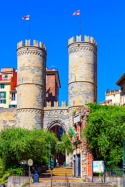 Porta Soprana, Genova (Genoa), Liguria, Italy, Europe