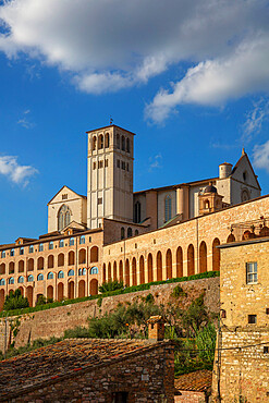 Basilica of San Francesco, UNESCO World Heritage Site, Assisi, Perugia, Umbria, Italy, Europe