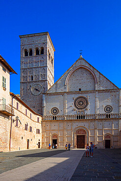 Cathedral of San Rufino, Assisi, Perugia, Umbria, Italy, Europe