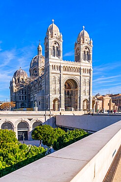 Cathedral of Saint Mary Major, Marseille, Provence-Alpes-Cote d'Azur, France, Mediterranean, Europe