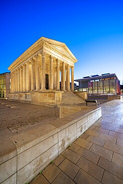 The Maison Carree, Nimes, Gard, Occitania, France, Europe