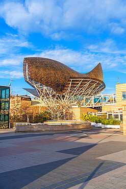 Peix (Fish), Frank Gehry, Barceloneta beach, Barcelona, Catalonia, Spain, Europe