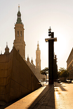 Plaza del Pilar, Zaragoza, Aragon, Spain, Europe