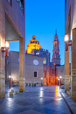 The Cathedral of the Saviour, Zaragoza, Aragon, Spain, Europe