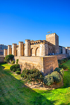 Aljaferia, UNESCO World Heritage Site, Zaragoza, Aragon, Spain, Europe